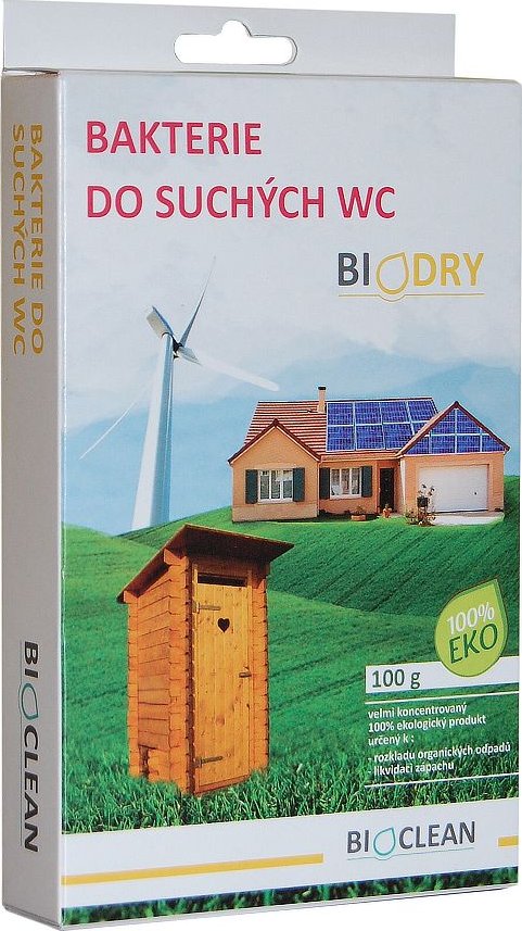 Bioclean Biodry bakterie do suchých WC od 62 Kč - Zbozi.cz