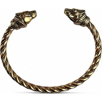 Náramek Drakkaria - splétárna BERSERKER, medvěd, náramek bronz