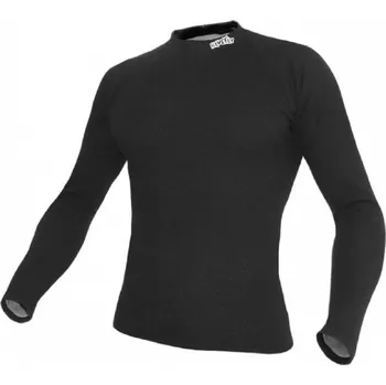 Triko BLUE FLY DUO funkční termo s dlouhým rukávem černé 4XL - černé