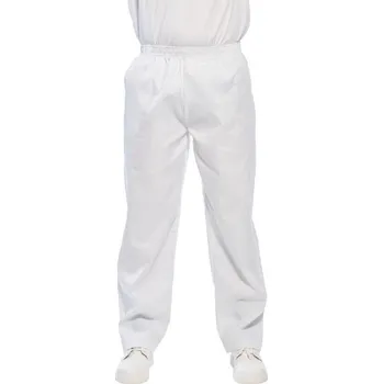 Pánské oblečení Kalhoty BAKER 2208 bílé do gumy