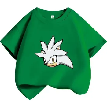 Dětské tričko Sonic (barevné), různé potisky Barva: zelená 2, Velikost: 160