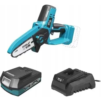 Motorová pila Akumulátorová pila Řetězová pila DEDRA 18V s akumulátor 2Ah a nabíječkou