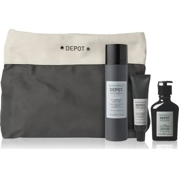 Pleťový krém DEPOT COSMETICS SETS Depot No. 801 Daily Skin Cleanser čisticí gel pro všechny typy pleti 50 ml + Depot No. 804 Multi-action Eye Contour multifunkční krém na oční okolí 20 ml + Depot No. 805 Hangover Face Gel hydratační gel pro všechny typy pleti 50 ml + 