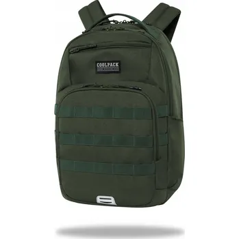 Vícekomorový Školní batoh zelený školní batoh zelený batoh CoolPack školní batoh batoh do školy batoh mnoha kapsami zelený 28 l