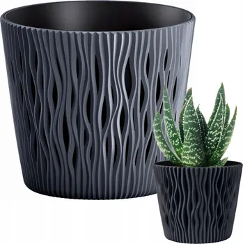 Květináč DSR130-S433 KVĚTINÁČ ANTRACIT KVĚTINÁČ S VLOŽKOU