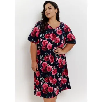 Dámská noční košile Dámská noční košile 3358-Claire, krátký rukáv, vel. XXL, 3XL