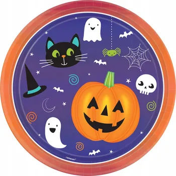 Party nádobí Dýňové talíře Amscan 8 ks