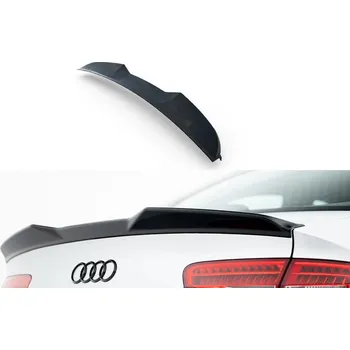 Auto-moto Prodloužení spoileru 3D Audi S4 Sedan B8 Facelift černý lesklý plast