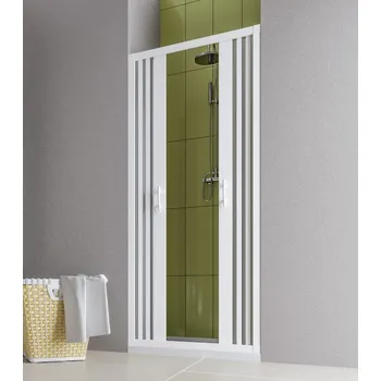 Hopa Marte New Sprchové dveře 90-110 cm, skládací, zavírání do středu, Bílá / Plast, OLBBXF130001