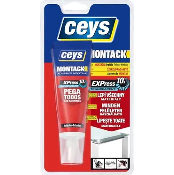 Průmyslové lepidlo Lepidlo montážní MONTACK TRANSPARENT 100g