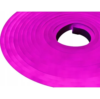 LED osvětlení Růžový Neon LED pásek 12V IP65 5m - Flexibilní LED reklamní osvětlení