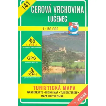 Cerová vrchovina Lučenec 1:50 000