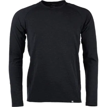 Triko DONALD MERINO dlouhý rukáv NORTHFINDER TR-3351OR pánské černé šedé šedý melír