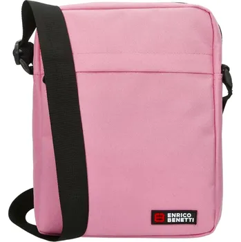 Kabelka Dámská crossbody taška přes rameno růžová Enrico Benetti Amsterdam 54682 - praktická, lehká, textilní s nastavitelným popruhem | Cooltovka.cz