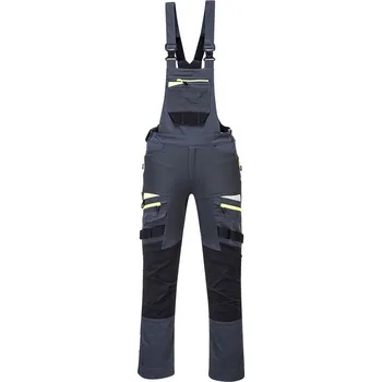 montérky Kalhoty DX441 pracovní šedé s laclem Portwest 2XL šedé