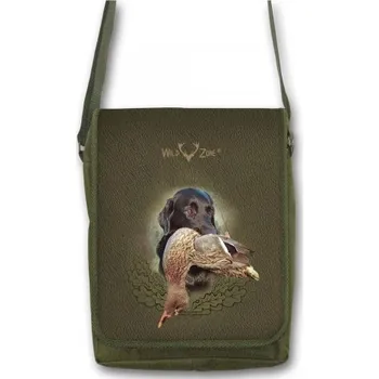 Wildzone Textilní velká myslivecká brašna vzor: Lovecký pes 2