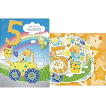 UNIPAP přání k narozeninám 05 CN-872 PRANI_W_C0412 549765