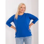 Modrá lehká basic mikina RV-BZ-9221.95-kobalt Velikost: ONE SIZE