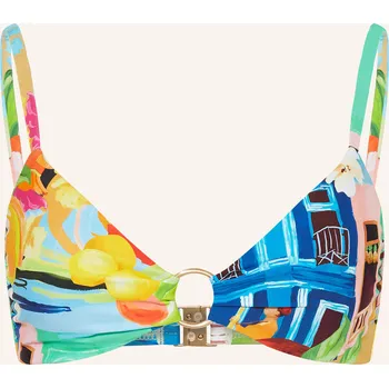 Dámské spodní prádlo Seafolly Dámská Horní Díl Bralette Bikin Cuba, modrá / žlutá...