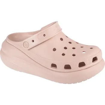 Dámská móda Světle růžové nazouváky na platformě Crocs Classic Crush Clog 207521-6UR Velikost: 39/40