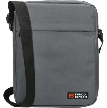 Pánská crossbody taška přes rameno šedá - Enrico Benetti Amsterdam 54682 - praktická, lehká, textilní s nastavitelným popruhem | Cooltovka.cz