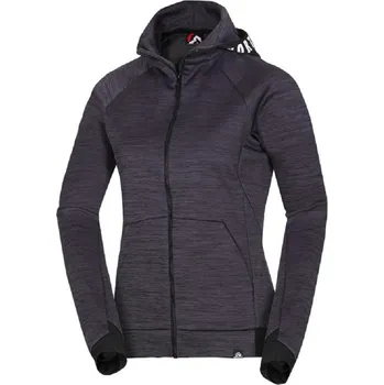 Dámská mikina Mikina FELICIA MI-4794OR dámská blackmelange NORTHFINDER XL blackmelange