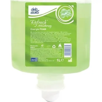 Mýdlo DEB REFLESH Foam Energie ENG1L mýdlo s povzbuzující vůní zelené