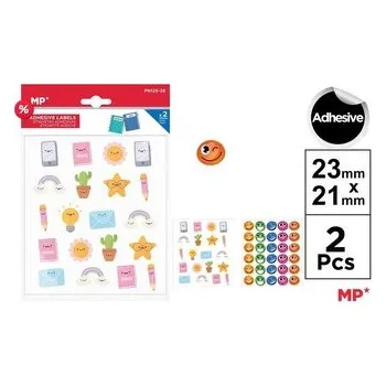 Set školních potřeb Naklejki imienne 2 arkusze (pl, 2000, MP Main Paper)