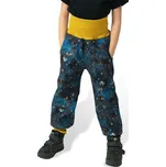 Rostoucí softshellové kalhoty Galaxie; Barva: modrá; Velikost: 92