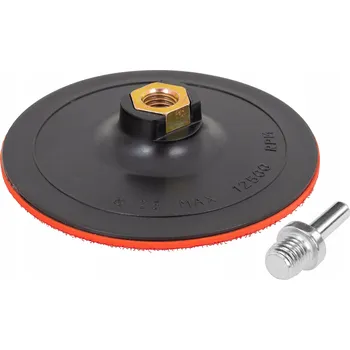 Brusný kotouč BRUSNÝ TALÍŘ SE SUCHÝM ZIPEM 125 mm NA ÚHLOVOU BRUSKU, VRTÁK + ADAPTÉR M14 BETA