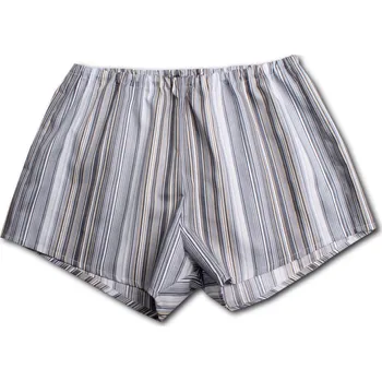 Pánská móda LUIZ Pánské plátěné trenýrky KLASIK 460 - Šedá Velikost: 59