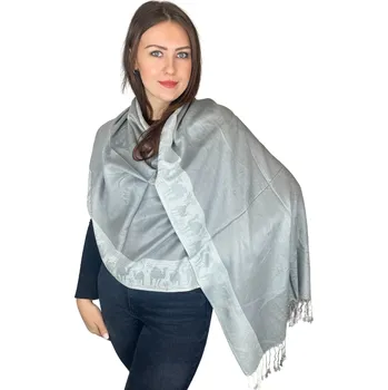 Šála Šál Pašmína - Camelia - Šedá