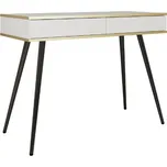 ArtPS Toaletní stolek BIJOU T-102 | bílá / černé nohy