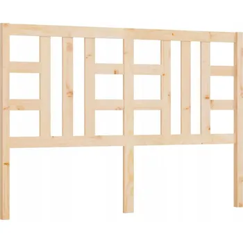 Dřevěné čelo postele 126x4x100 cm - přírodní