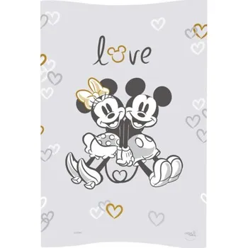 Přebalovací podložka CEBA BABY Podložka přebalovací měkká COSY (50x70) Disney Minnie & Mickey Grey