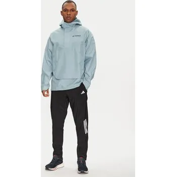 Pánská větrovka adidas Outdoorová bunda Terrex Xploric 2.5L JD8347 Modrá Loose Fit S