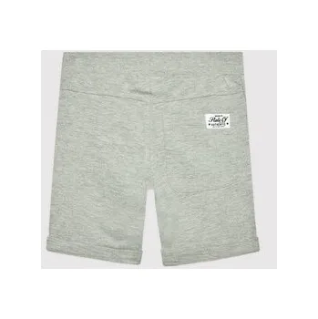 NAME IT Sportovní kraťasy 13201050 Šedá Regular Fit 152