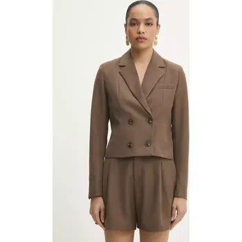 Dámské sako Sako Answear.LAB hnědá barva 1838.flk 88X, vel. L