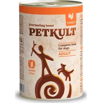 Krmivo pro psa Petkult Dog konzerva Adult Turkey 6x400g