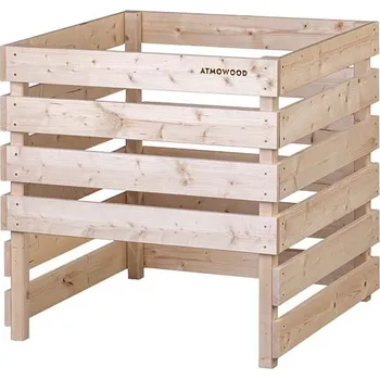 Kompostér Dřevěný kompostér 80 x 80 x 80 cm - otevřený dole