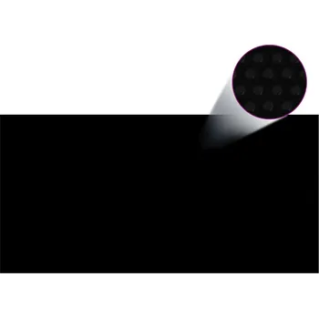 Bazén vidaXL Kryt na bazén černý 549 x 274 cm PE