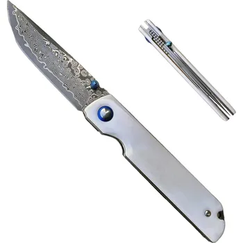 kapesní nůž The Knife Brothers Damaškový zavírací nůž - Camel bone