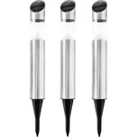 GRUNDIG Solární zahradní osvětlení lampa sada 3 ks nerez 53cm ED-212352