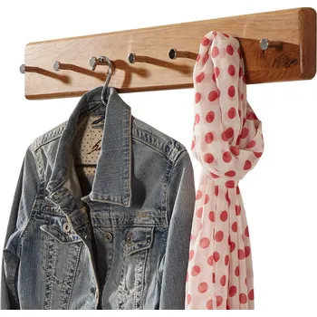 Věšák Nástěnný věšák Gialo z masivu dubu