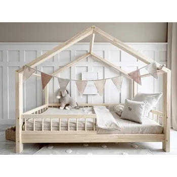 Dětská postýlka Dřevěná domečková postel Housebed Bello - 90 x 190 cm