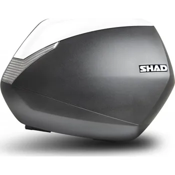 Zavazadlo na motocykl SHAD Boční kufry s barevným krytem SH36 bílá (pár) se zámkem PRÉMIUM (Boční kufry SH36 s exkluzivním 3P systémem. Sportovní vzhled s kapacitou pro XXL helmu. Vítěz designových cen.)