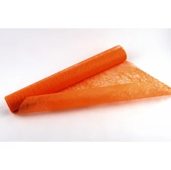 Svatební dekorace Vlizelin aranžerský a svatební 50cm x 8m ORANŽOVÝ