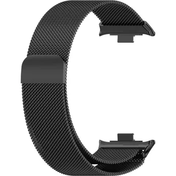 MůjMiBand.cz Milánský tah celokovový řemínek pro Xiaomi Redmi Watch 4 a 5 a Smart Band 8 Pro a 9 Pro Barva: černá