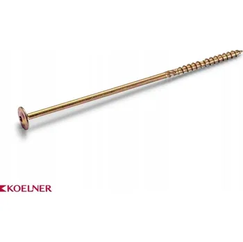 Vrut CS VRUT KONSTRUKČNÍ DO DŘEVA S TALÍŘOVOU HLAVOU TX 8x180 mm 1KG