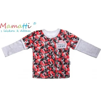 Pánské tričko Bavlněné tričko/polo Mamatti - ARMY, vel. 80